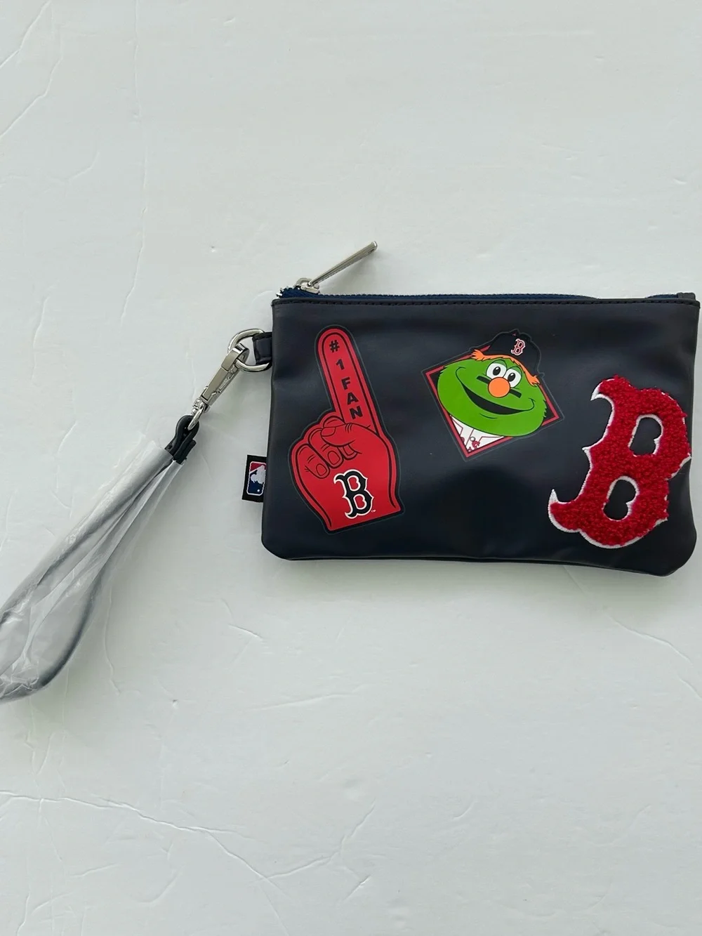 NWT MLB Boston Red Sox Clear Tote Crossbody Stadium Bag with Pouch